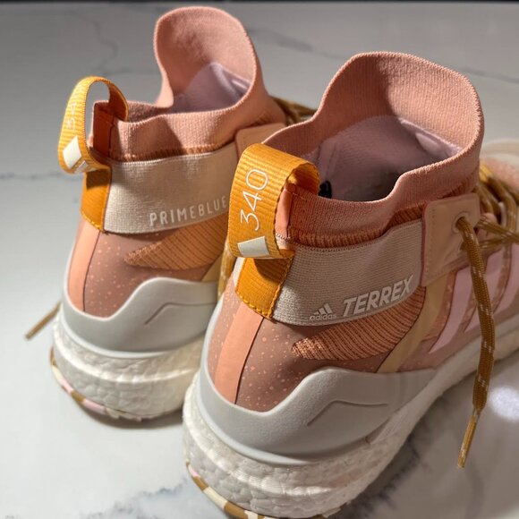 Adidas Terrex Free Hiker 2.0 GORE-TEX Women’s Hiking Shoes – Wonder Beige / Pink - Picture 7 of 7